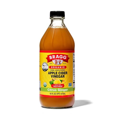 Bragg Organic Apple Cider Vinegar Citrus Ginger Blend with the Mother - 16 fl oz - Raw and Unfiltered