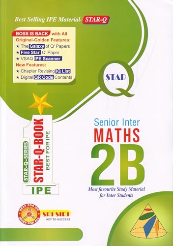 Image of AP & TG Star Q Senior Inter MPC Maths 2A, Maths 2B, Physics & Chemistry 2025-26 Edition | 2nd Year IPE Study Material | Set of 4 Books (English Medium)