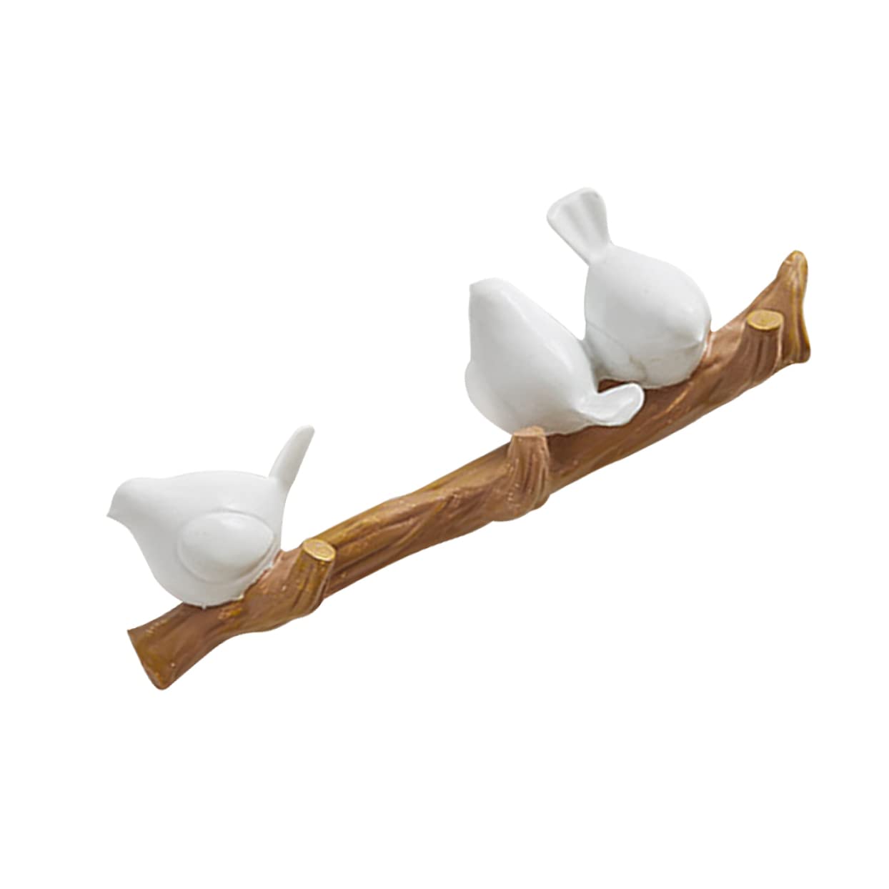 BESTYASH Gancho De Pared Colgador De Pájaros Resina Gancho Perchero Para Abrigo Decoración Hogar