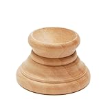 BestPysanky Unpainted Blank Unfinished Wooden Egg Stand Holder Display 1.15 Inch Tall