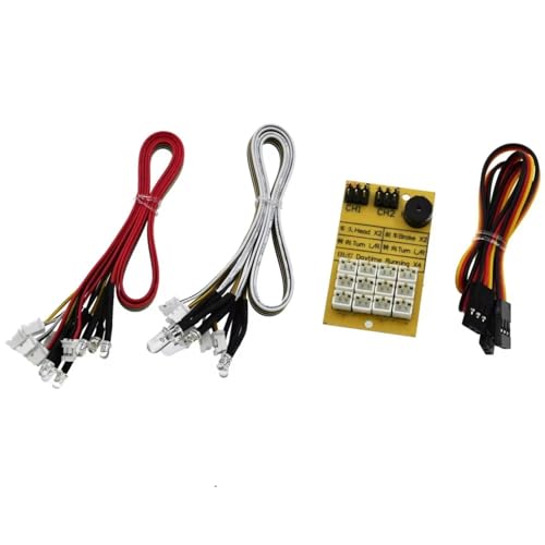 Sistema de iluminación RC con focos estables para MN128 y WPL C34 2