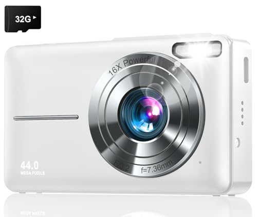 Lecran �f�W�^���J���� �f�W�J�� 4400����f 1080P����B�e �I�[�g�t�H�[�J�X AF�@�\ HD�J���� ��u���␳ �g�ѕ֗� �y�� 2.4�C���`IPS��� USB C�[�d ��