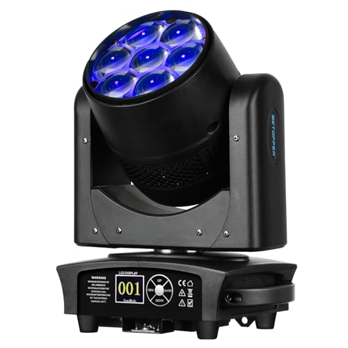 Proiettore LED Yespick 150W Testa Mobile - Effetti Luce DJ, Prisma, Gobos, Zoom 13-18°, Per Feste E Matrimoni - Foto 11