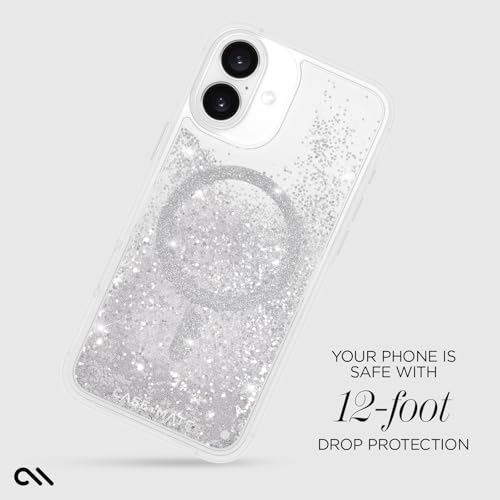 Coque iPhone 16 Plus paillettes aimantée transparente et antichoc - 3