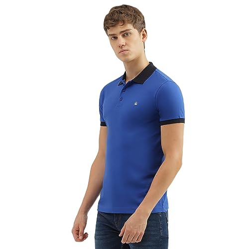 Image of United Colors of Benetton Men's Solid Regular Fit Polo Shirt