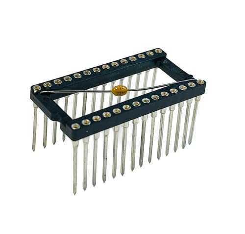 123-93-628-41-801000 Conn IC Dip Socket, Dip, Gold, 28 (2 x 14) Pos DIP, 0.6" (15.24mm) Row Spacing Socket Gold Through Hole