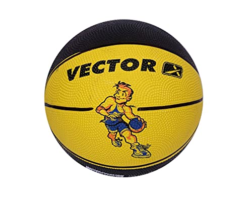 Ballon de basket caoutchouc taille 3 pour enfant et loisirs scolaires