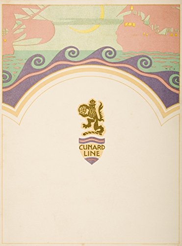 Luncheon Menu. Cunard Line. R.M.S. Caronia