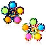 Gigilli Fidget Spinners Pop for Kids 2 Pack, Sensory Fidget Toys for Kids 4-8-12, Goodie Bags Christmas Stocking Stuffers Gifts, ADHD Autism Fidget Toys for Toddler 1-3-5 Boys Girls, Classroom Prizes