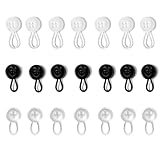 【Combination List】You will receive 21 shirt collar cuff extenders of 10mm(7 each in black, white, transparent and three colors), you can use them to expand the size of the clothes, so that you can wear the clothes comfortably without being bound. 【El...