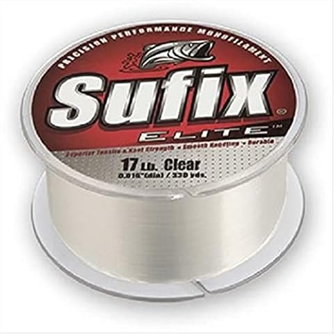 Sufix Elite 4 lb Fishing Line (Clear, Size- 330 YD Spool) Cover