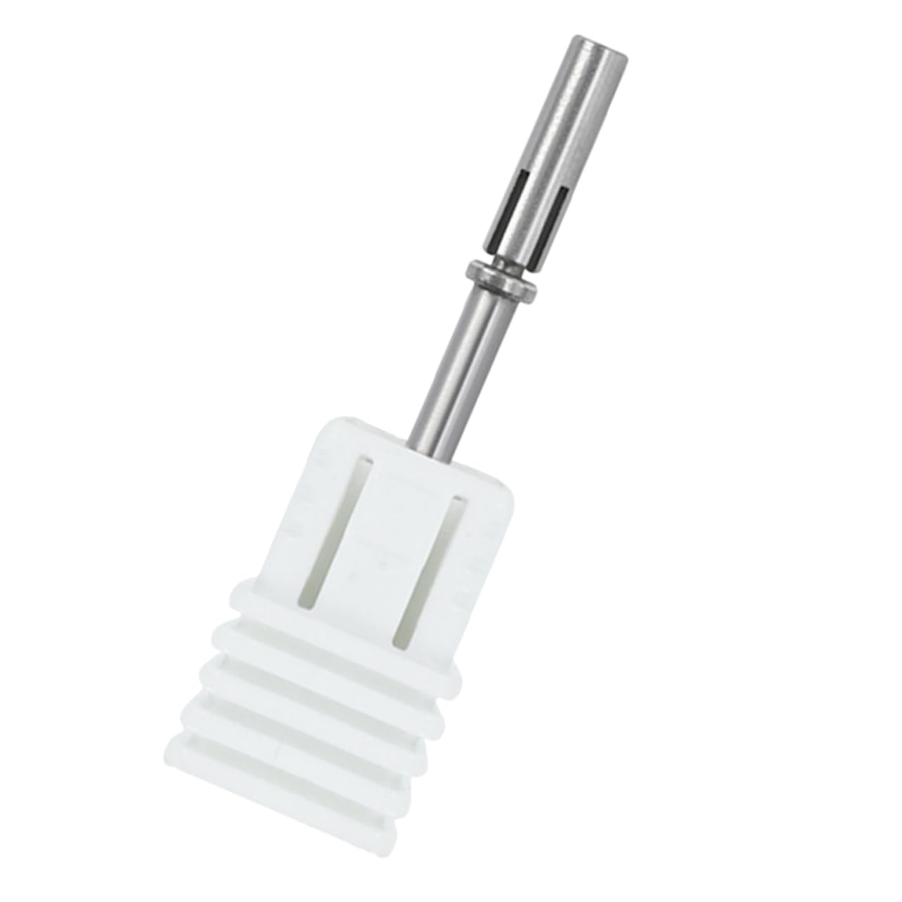 FRCOLOR 5 Piezas equipo brocas para cutículas de uñas bloquear para uñas clavo de punto pedicure corta unhas cabezales de pulido para uñas broca para cutículas Acero inoxidable