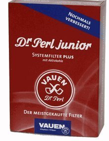 Dr. Perl Junior 9mm Pipe Filters - 40/Box by Vauen