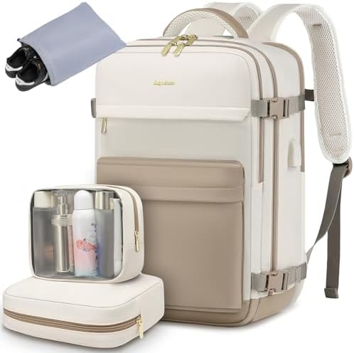 Travel Backpack for Women, 35L Large Carry On Backpack Flight App...
