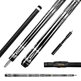 Moyerely Carbon Fiber Pool Cue,11.8mm/12.5mm Low Deflection Cue Stick,Professional Pool Stick with Case(MK8+Extension,11.8mm)