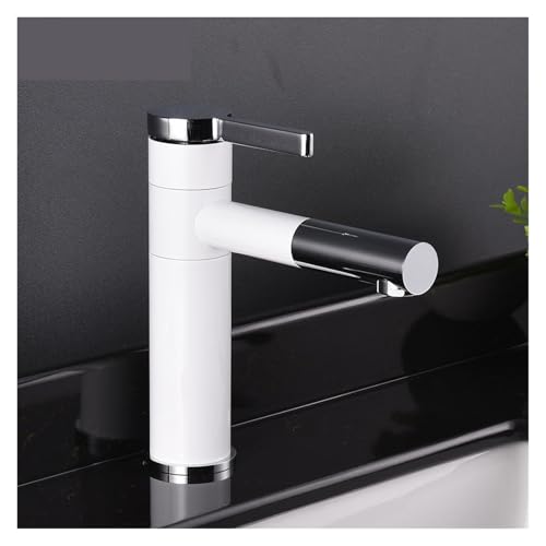 Grifo de lavabo de baño monomando WB1044 para evitar salpicaduras 6