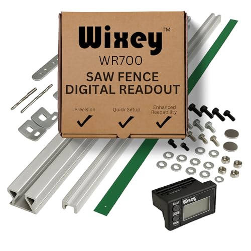 Wixey Saw Fence Digital Readout – Easy-to-Read Accurate Table Saw Fence Upgrade - Durable Digital Dial Indicator - Perfect Precision Measuring Tools for Woodworking Projects