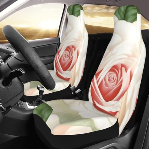 Housse de siège de voiture à fleurs roses pour embellir vos trajets en SUV et berline