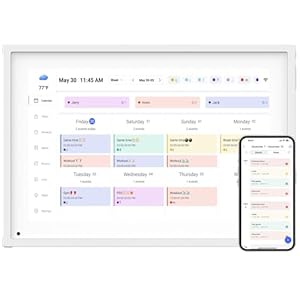 10.1 Inch Smart Digital Calendar Planner & Chore Chart, IPS HD Touchscreen Interactive Display for Family Schedules, Streamline Household Organization – Built-in Digital Picture Frames Function