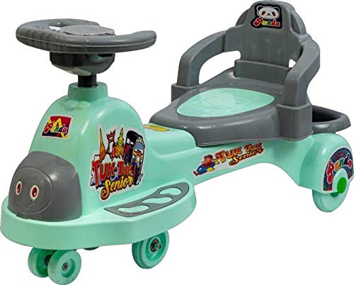 Pandaoriginals TukTuk Baby Swing Car Rideon (Light Green)