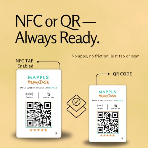 Mappls Review NFC Standee with QR Code by tinydabba - 5