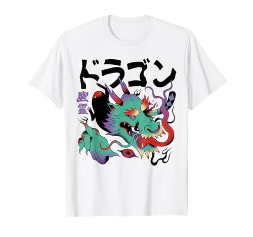 Dragón Yokai surrealista japonés extraño psicodélico Camiseta