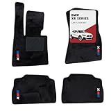 Custom 3D Car mats for BMW X6 2020-2024 Wool Carpet Car Mats - Glowing, Anti-Slip, All-Weather Full Coverage with Logo