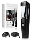 TEPOTZ Vacuum Beard Trimmer for Men| USB...