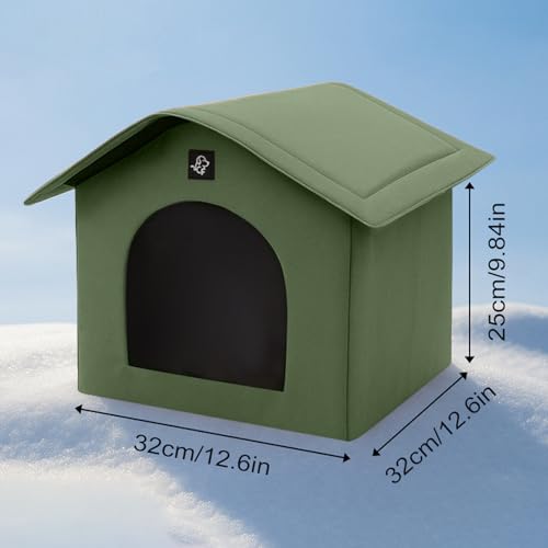 Abri pour animaux ventilé et isolé maisonnette de protection thermique extérieure