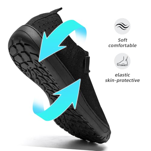 Womens Wide Toe Sneakers Walking Shoes Workout Slip On Sports Zero Drop Minimalism Lightweight Breathable Running Tennis Training Flat Sole4