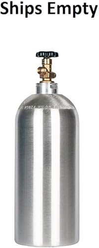 Miniatura 3 de Nuevo cilindro de CO2 de aluminio de 10 libras con válvula CGA320