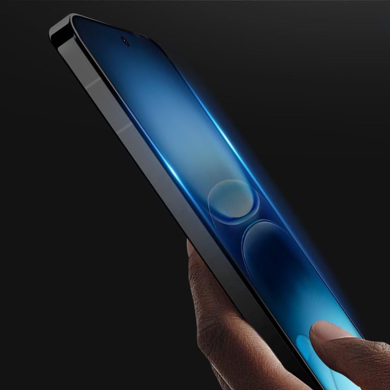 Image of TitanGuard Tempered Glass Screen Protector Guard for IQOO 15R (6.59 Inches) - 9H Hardness, Military Grade, Anti-Static, Easy Installation Kit - 1 PACK