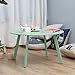 Grand patio Round Steel Patio Coffee Table, Weather Resistant Outdoor Large Side Table, Mint Green
