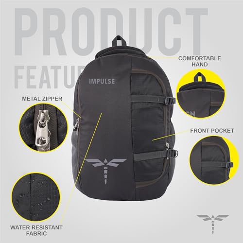 Image of Impulse IMP Omega 45L Laptop Backpack /Office Bag /School Bag /College Bag /Business Bag /Travel Backpack Water Resistant Fits Up to 16 Inch Laptop with 1 Year Warranty
