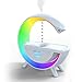 Produktbild Anti-Schwerkraft Luftbefeuchter,Leiser Luftbefeuchter mit 7 Farben Licht,Atmosphärenlicht mit Bluetooth Lautsprecher,Automatische Abschaltung,Super für Büro, Schlafzimmer