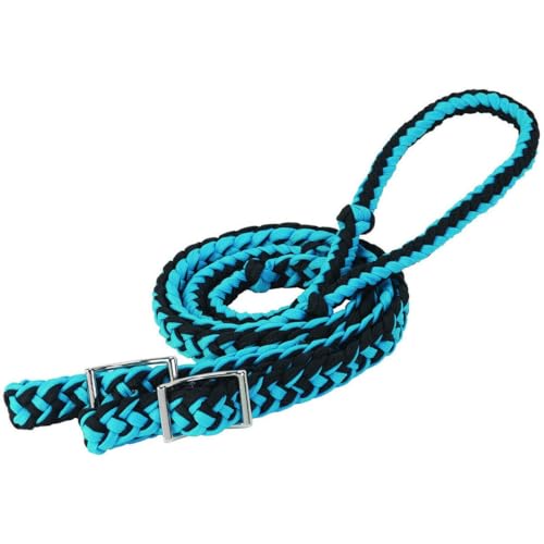 Weaver Leather Braided Nylon Barrel Rein, Black, 1/2 X 8 by Weaver Leather - Image 3