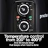 Proctor Silex 3.7 QT Air Fryer Oven with Temperature Control, 30 Min Timer, Non Stick Basket, 1350W, Black (35056)
