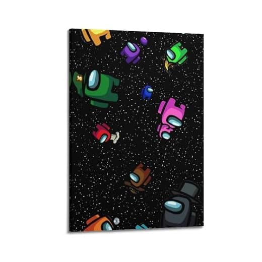 PPZEBDYB Póster decorativo de Among Us Game 2 para pared e impresión artística moderna para dormitorio familiar, 40 x 60 cm