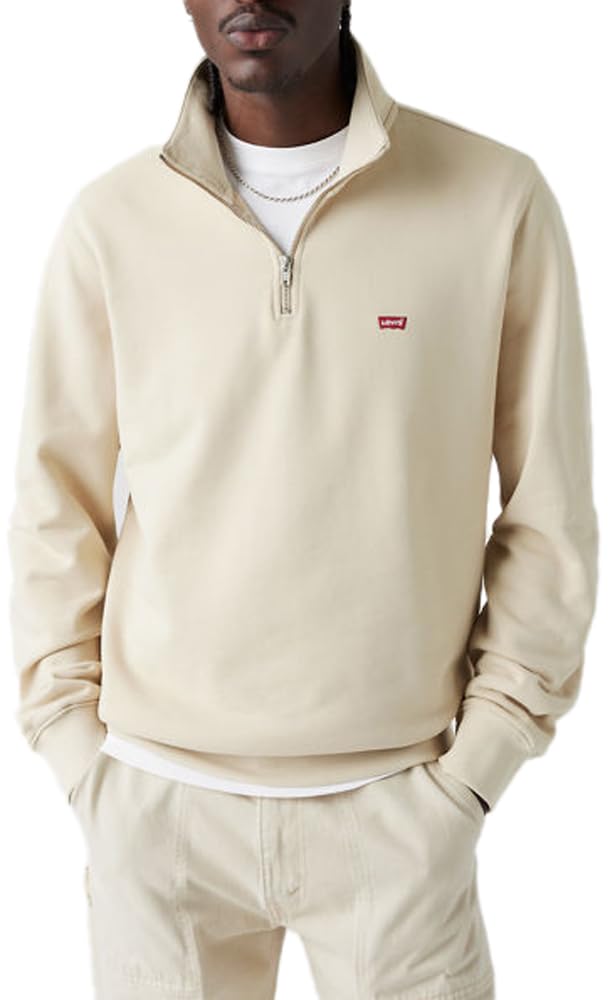 Levi's Oryginalna bluza męska Hm 1/4 Zip, Fog, S