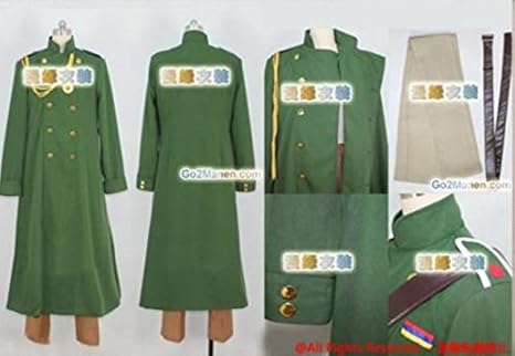 Amazon コスプレ衣装aphトルコ サディク アドナン 軍服 Axis Powers ヘタリア トルコ 女性m コスプレ 仮装 通販