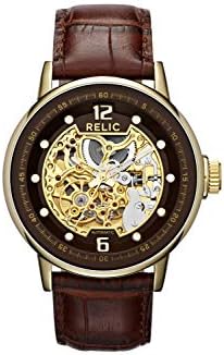 Relic by Fossil Men's Automatic Watch with Mechanical Movement and Skeleton Dial