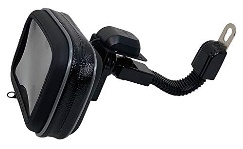 Sirius XM Radio Motorcycle Installation Kit with Flexable Mounting Arm with Water Resistant Protective Case, Sirius XM Antenna, Docking Cradle, and Power Options