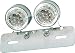 AMAS The Best AM.2978 - Faro trasero para moto de LED "Double Round" homologado