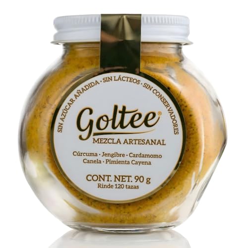 Consejos para Comprar Perfume Bebe Gold los mejores 10. 39 Leche Dorada, Mezcla Artesanal Goltee con Cúrcuma, Jengibre, Canela y Especias | Frasco de 90g con Cucharita Medidora | Rinde 130 Tazas | Ideal para Té o Golden Milk | 100%...