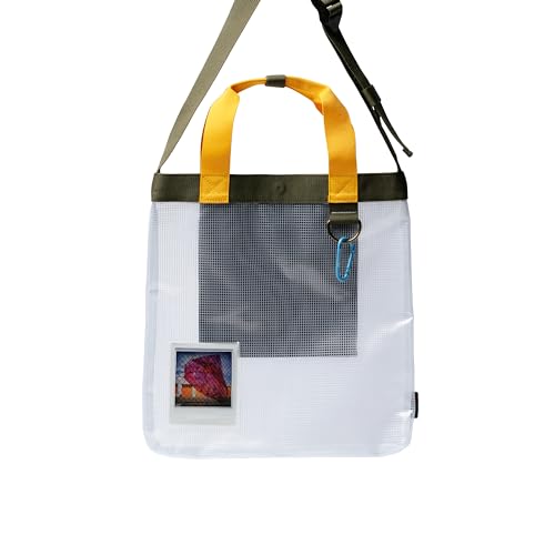 Ripstop Tote - Clear, Transparent, 14.17" x 18.5" x 0.59"