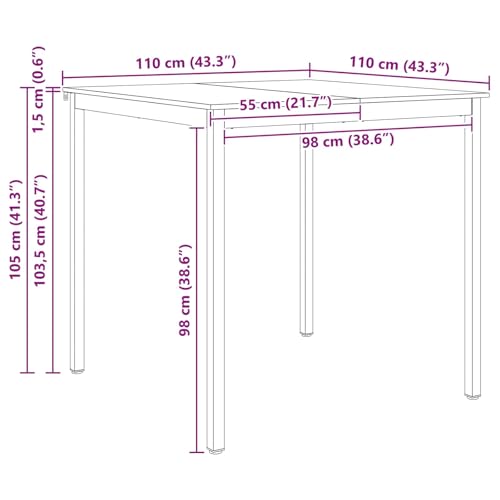 Table à manger moderne et minimaliste pour repas conviviaux - 3