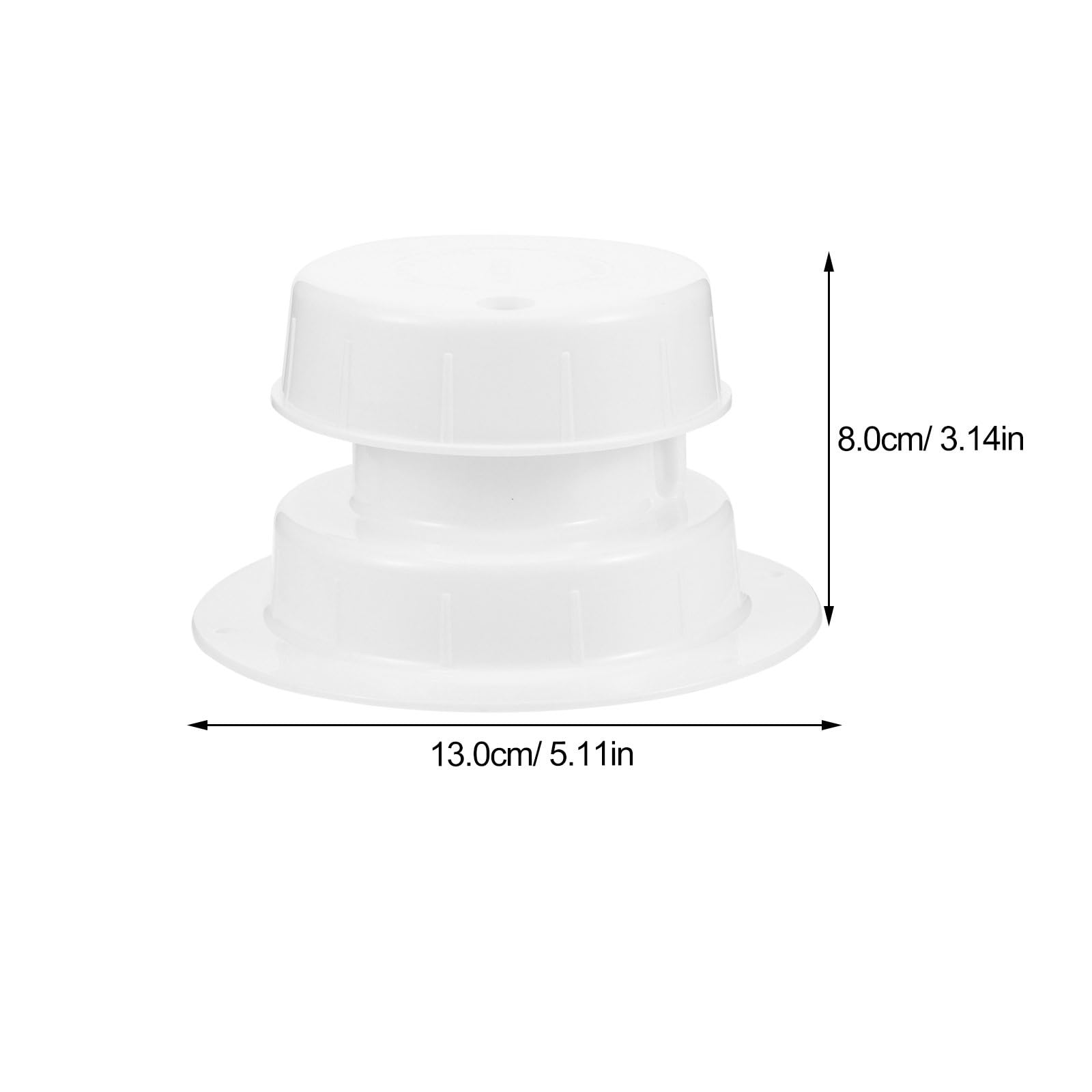 Copertura Design Ventilazione per Camper in Pp Bianco