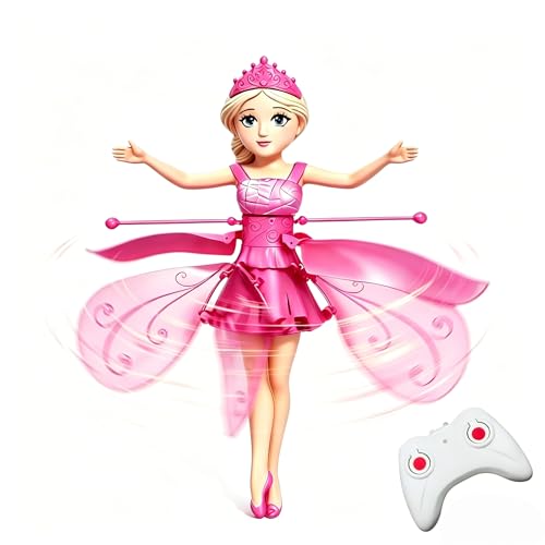 Remote Gesture Flying Fairy Toy Sky Dancers Flying Dolls Gift for kids