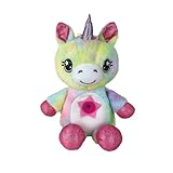 STAR BELLY Dream Lites - Peluche Licorne 2 en 1 Veilleuse à Câliner - Apaisante pour Enfant, pour S’endormir - Projette des étoiles au Plafond