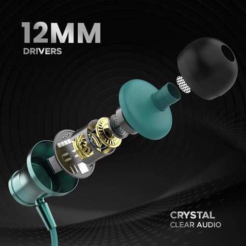 Image of AROMA NB119 Tune Upto 48 Hours Playtime*, Fast Charging, Dual Pairing, Bluetooth Neckband